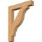 Ekena Millwork Funston Block Smooth Bracket, Western Red Cedar, 5 1/2"W x 38"D x 46"H BKT06X38X46FST05SWR - alternate 1